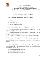 Bộ Câu Hỏi Thi Viết Tìm Hiểu Chủ Nghĩa Mác - Lênin, Tư Tưởng Hồ Chí Minh Và Lý Luận Chính Trị Năm 2015