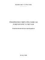 Tình Hình Phát Triển Công Nghệ Cao Ở Một Số Nước Và Việt Nam