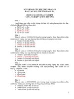 Ngân Hàng Câu Hỏi Thi Và Đáp Án Đào Tạo Máy Trưởng Hạng Ba