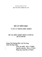 điều khiển động cơ dùng bluetooth 