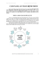 cẩm nang an toàn bệnh nhân