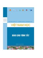 Hội Thảo Quốc Tế Việt Nam Học