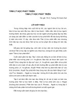 Tâm Lý Học Phát Triển - Th.S. Trương Thị Xuân Huệ