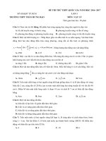 Tổng hợp đề thi thử vật lý có lời giải chi tiết (2) 