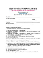 Tài liệu tham khảo thi an toàn giao thông 2017