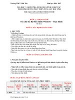 GIAO AN CHU DE TIN 6 HDH WINDOWS