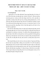 Một Số Biện Pháp Sử Dụng Tư Liệu Dạy Học Trong Giờ Đọc, Hiểu Văn Bản Văn Học