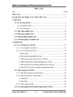 Skkn nghiên cứu ứng dụng một số phương pháp dạy học thực hành môn tin lớp 