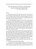 Bước Đầu Đánh Giá Tác Động Của Hồ Hoà Bình Đối Với Nguồn Lợi Cá Biển Ven Bờ