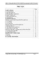 SKKN Sử dụng phần mềm LECTURE MAKER để soạn giảng giáo án điện tử E-learning