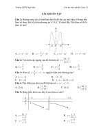 Tổng hợp đề thi trắc nghiệm toán 2017 (1) 