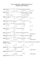 Tổng hợp đề thi trắc nghiệm toán 2017 (4) 