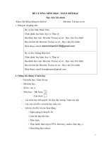 Đề cương chi tiết học phần Toán rời rạc (Học viện tài chính)