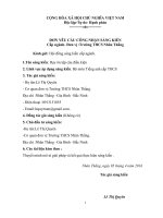 sáng kiến dạy ôn tập câu điều kiện 