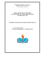 SKKN GIẢI PHÁP sử DỤNG DI sản TRONG dạy học địa lí 12 