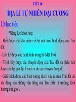 Phần địa lí  Cơ sở Tự nhiên xã hội