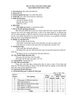 Đề cương chi tiết học phần Bảo hiểm (Học viện tài chính)