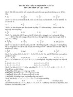 Tổng hợp đề thi trắc nghiệm toán 2017 (3) 
