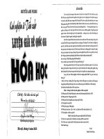 Kinh nghiệm và tiểu xảo luyện giải đề quốc gia môn hóa học nguyễn anh phương 2017 2018 