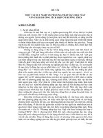 skkn một vài SUY NGHĨ về PHƯƠNG PHÁP dạy học NGỮ văn THEO HƯỚNG TÍCH hợp ở TRƯỜNG THCS 