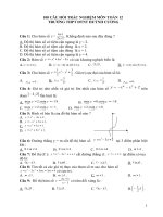 Tổng hợp đề thi trắc nghiệm toán 2017 (2) 