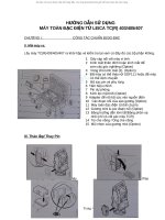 HƯỚNG DẪN SỬ DỤNG MÁY TOÀN ĐẠC ĐIỆN TỬ LEICA TC(R) 403405407