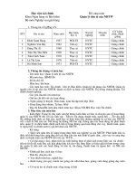 Đề cương chi tiết học phần Quản lý tiền tệ của ngân hàng trung ương (Học viện Tài chính)