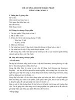 Đề cương chi tiết học phần Tiếng anh cơ bản 2 (Học viện Tài chính)