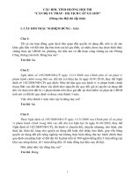 Câu Hỏi, Tình Huống Hội Thi “Cán Bộ Tư Pháp - Hộ Tịch Cấp Xã Giỏi”