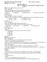 Thư Viện Câu Hỏi Môn Địa Lý Lớp 8