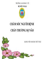 B12 Chăm sóc người bệnh chấn thương sọ não