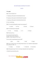 Bộ 20 Đề Thi Học Kì I Môn Ngữ Văn Lớp 8 (Có Đáp Án)