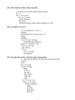 Mot so bai toan kieu mang 1 chieu