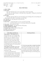Giáo Án Công Nghệ Lớp 6