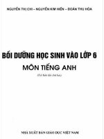 Bồi dưỡng học sinh vào lớp 6  Tiếng Anh