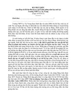 Bài phát biểu dự khai giang nam hoc moi củ lãnh đạo