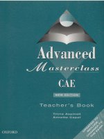 CAE masterclass advanced teachers book 
