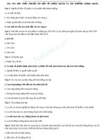 500 câu hỏi trắc nghiệm cơ bản về chứng khoán và thị trường chứng khoán