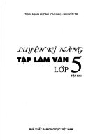 Luyện kĩ năng Tập làm văn 5  tập 2