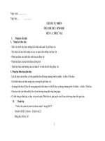 Giáo án cơ sở tự nhiên  xã hội