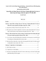 Quan điểm của Đảng Cộng sản Việt Nam về thành phần kinh tế tư bản tư nhân trong cách mạng xã hội chủ nghĩa từ 1976 đến 2001