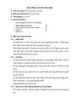 Đề cương chi tiết học phần Kế toán quản trị công (Học viện tài chính)