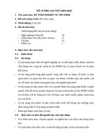 Đề cương chi tiết học phần Kế toán nghiệp vụ thu NSNN (Học viện tài chính)