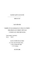 Nghiên cứu so sánh quản lý công ty cổ phần theo pháp luật CHXHCN Việt Nam và pháp luật CHND Trung Hoa