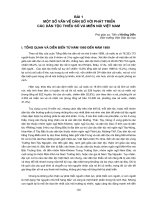 Một số vấn đề về dân số với phát triển các dân tộc thiếu số và miền núi Việt Nam