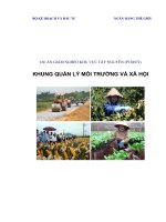 Dự Án Giảm Nghèo Khu Vực Tây Nguyên Khung Quản Lý Môi Trường Và Xã Hội