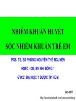 NHIỄM KHUẨN HUYẾT , SỐC NHIỄM KHUẨN TRẺ EM 2017 , đại hoch y dược thành phố HCM