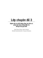 Nghèo đói và chất lượng sống của dân cư phân tích trên số liệu điều trathống kê hộ gia đình