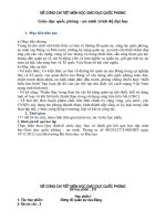 Đề cương chi tiết học phần Giáo dục quốc phòng (Học viện tài chính)