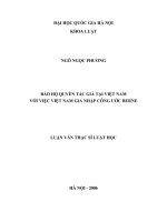 Bảo hộ quyền tác giả tại Việt Nam với việc Việt Nam gia nhập Công ước Berne